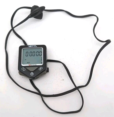 VETTA V100A Cyclocomputer Cycle Computer w/ Clip & Sensor WORKS - Image 1 of 4