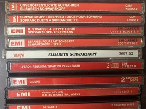 Bulk lot of Classical CDs (ELISABETH SCHWARTZKOPF Opera & Vocal) As Pictured F42 - Bild 1 von 2