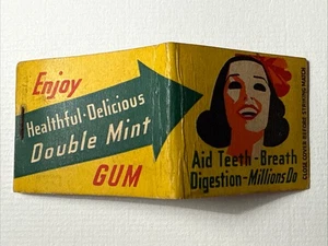 Retro DOBLE GOMA COMO NUEVA Saludable De Colección Años 30 Matchbook Coincide Publicidad Mujer - Imagen 1 de 6