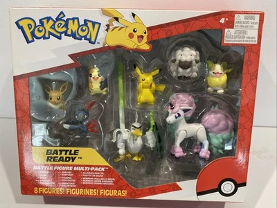 Покемон Battle Ready Battle Фигурка Мультиупаковка 8 Фигурок Jazwares Новая - Изображение 1 из 4
