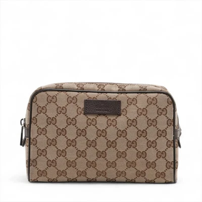 Gucci GG Canvas canvas x leather Sling backpack Brown 449174 - Image 1 of 4