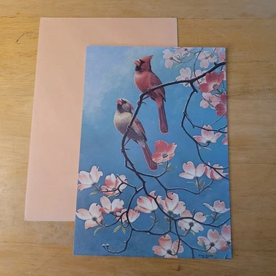 Leanin' Tree Best Wishes on your Wedding Card "Song of Spring" by Steve Dillard - Image 1 of 3