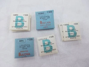 PIEZAS DE RELOJ BULOVA - TORNILLO EJE DE PESO OSCILANTE - ELIGE 1 Elige tu pieza NUEVO DE LOTE ANTIGUO - Imagen 1 de 1