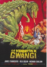 BREYGENT CLASSIC VINTAGE SCI FI HORROR POSTER 2010 TRADING CARD Valley of Gwangi