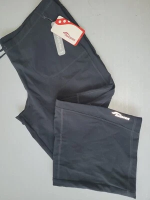 Pantalones Saucony Capri Pantalones Sueltos Pierna Ancha Reino Unido L M S XS Con Elástico Negro  Foto 1 de 4