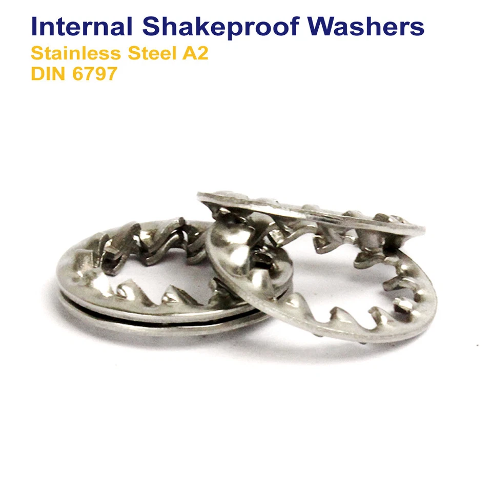 A2Z FAST INTERNAL SHAKEPROOF WASHERS STAINLESS STEEL M2.5 M3 M4 M5 M6 M8 M10 M12 M16 M20