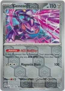Genesect 040/064 Reverse Holo Shrouded Fable SFA Pokemon Card NM - Imagen 1 de 1