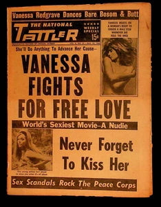 1968 May 19 THE NATIONAL TATTLER NEWSPAPER Vanessa Redgrave - Picture 1 of 1