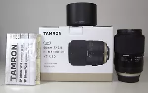 Tamron 90mm f/2.8 SP Di USD VC Macro Lens - for Nikon F (3040) - Picture 1 of 6