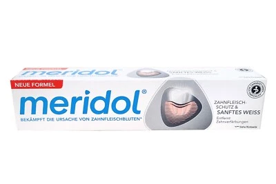 3 x 75ml Meridol Whitening toothpaste 🌟 3 genuine 2.5oz tubes TRACKED SHIPPING✈ - Image 1 of 2