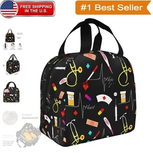 Reusable Insulated Lunch Bag - Portable, Stylish, and Durable for Work & Travel - Picture 1 of 9
