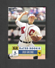 Zack Greinke Rookie Card 2005 Donruss Rated Rookie #38 Kansas City Royals