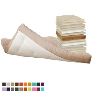 Coconut, latex, cotton, virgin wool futon. Vita-line Model 3 - Picture 1 of 23