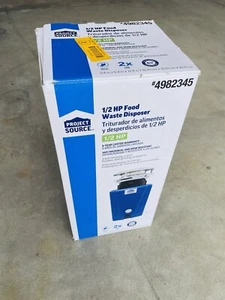  HP FoodWaste DisposerTriturador de alimentos y desperdicios de 1/2 HP - Picture 1 of 5