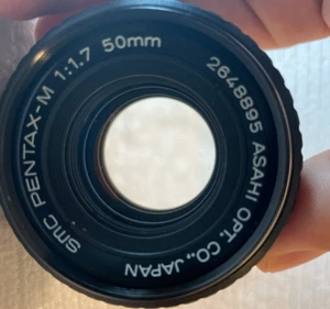SMC PENTAX M 50mm F1.7 ASAHI OPT K Mount MF Lens From Japan Excellent - Picture 1 of 10