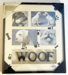 DOG THEMED PICTURE FRAME ~ 13x15 Frame with 4 Photos ~ NEW & SEALED - Picture 1 of 1