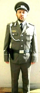 NVA Uniform ähnl. Wehrmacht NVA Schirmmütze Fasching Karneval Ostalgie Halloween - Bild 1 von 4