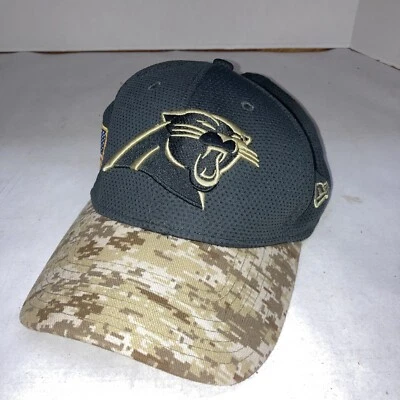 NFL Carolina Panthers Camuflado Bandera de Estados Unidos Sombrero Gorra Elastizada S/M. New Era Foto 1 de 4