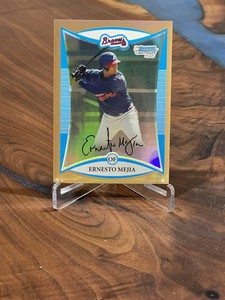 2008 Bowman Chrome Prospects Gold Refractors #BCP213 Ernesto Mejia /50