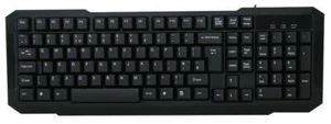 KEYBOARD USB/PS2 COMBO BLACK - KB-2106C - Picture 1 of 1