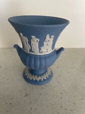 Wedgewood vase, Vintage, Purchased in London, Blue 3.5"