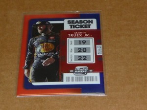 2022 Panini Chronicles RACING MARTIN TRUEX JR CONTENDERS OPTIC BLUE /199 O3057