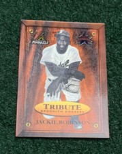 JACKIE ROBINSON  MLB HOF - 1997 TOPPS ALL STAR FAN FEST TRIBUTE - PROMO CARD # 1