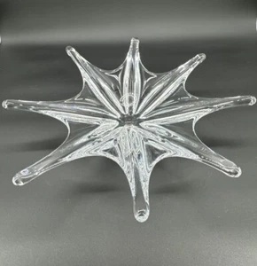 Baccarat France Cristallo Art Deco STELLA Stella Marina Centrotavola Ciotola 16” Firmato - Foto 1 di 22