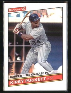 Kirby Puckett 2020 Donruss Career Stat Line #217 39/360 Baseball Card