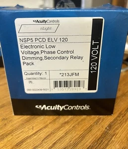 Acuity Controls Secondary Relay Pack NSP5 PCD ELV 120 213JFM - Picture 1 of 2