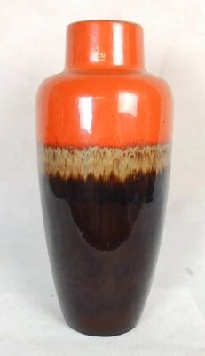 Vase Scheurich 517-30 Höhe 30 cm Orange-Braun gebraucht  - Bild 1 von 4
