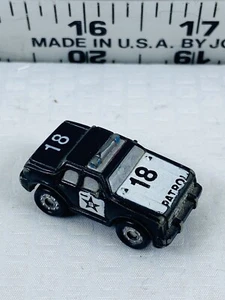 FunRise (Micro Machines) #18 Patrol Car Black & White - Picture 1 of 5