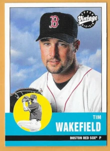 Tim Wakefield Boston Red Sox #102 - cubierta superior de colección casi nuevo-como nuevo 2001 - Imagen 1 de 2
