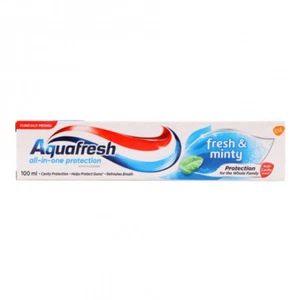 AQUAFRESH FRESH & MINTY All in One Protection Family Toothpaste 100ml - Picture 1 of 4