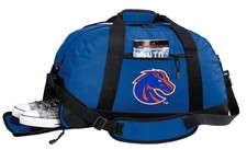 Boise State Duffel Bag Blue BEST NCAA DUFFLE GYM BAGS