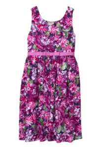 NWT GYMBOREE Girls Dressed Up Floral Flower Purple Easter WEDDING DRESS Size 5 - Picture 1 of 1