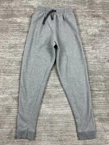 Vintage Fruit of The Loom Pants Adult Small Gray Jogger 60/40 Pockets Sweatpants - Picture 1 of 17