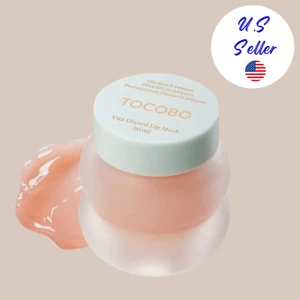 TOCOBO Vita Glazed Lip Mask20ml Overnight lipcare, Moisturizing+ Free Sheet Mask - Picture 1 of 7