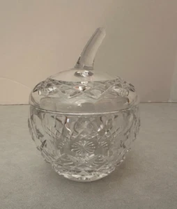 Waterford Innisfree - Covered Candy Dish - Apple or Acorn - 4.5" Tall - Picture 1 of 7