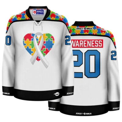 Autism Awareness Charity Hockey Jersey - Изображение 1 из 4