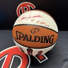 Dominique Wilkins Autographed Spalding Basketball W/ Handprint Atlanta Hawks