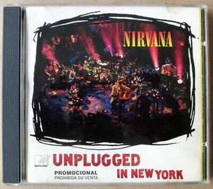 NIRVANA Unplugged In New York MEGA RARE Argentina CD PROMO 1994 - Picture 1 of 7