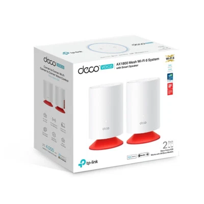 TP-Link DECO VOICE X20 (2 Pack) AX1800 Whole-Mesh Wi-Fi ----- [F36] - Image 1 of 4