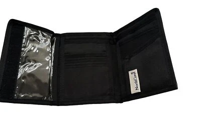 Black North Crest ~Tri-plegable ~ Cartera ~ Caminata Viaje Flexible Caminar Foto 1 de 4