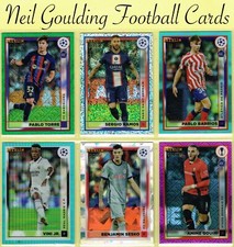 Topps UEFA Club Competitions 2022-23 ☆ MERLIN CHROME - SERIAL NUMBERED ☆ Cards