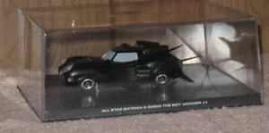 All Star Batman & Robin The Boy Wonder #1 Batmobile Eaglemoss S14 + Display Case - Picture 1 of 12