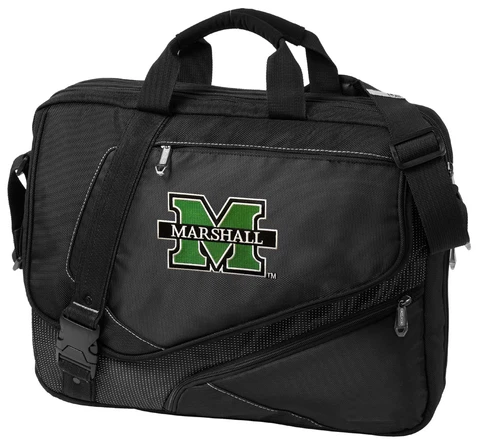 Marshall University Laptop Bag DELUXE Lg Marshall Herd Computer Bag LOADED! Cover