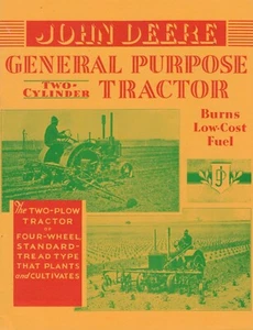 John Deere General-Purpose Two-Cylinder Tractors 1931 brochure-reprint - Picture 1 of 4