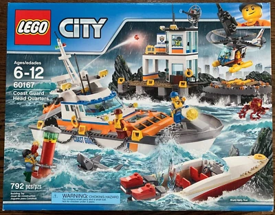 LEGO City Coast Guard Head Quarters 2017 (60167) Building Kit 792 Pcs Retired - Image 1 of 4