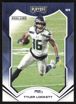 2021 Panini Playoff Goal Line Tyler Lockett #196 Seattle Seahawks - Image 1 of 2